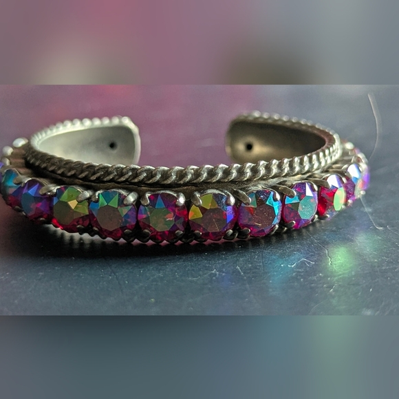 Sorrelli Iridescent Red Crystal Bracelet